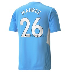 Manchester City Dresy Fotbal Riyad Mahrez 26 Domácí 2021-2022 Krátký Rukáv