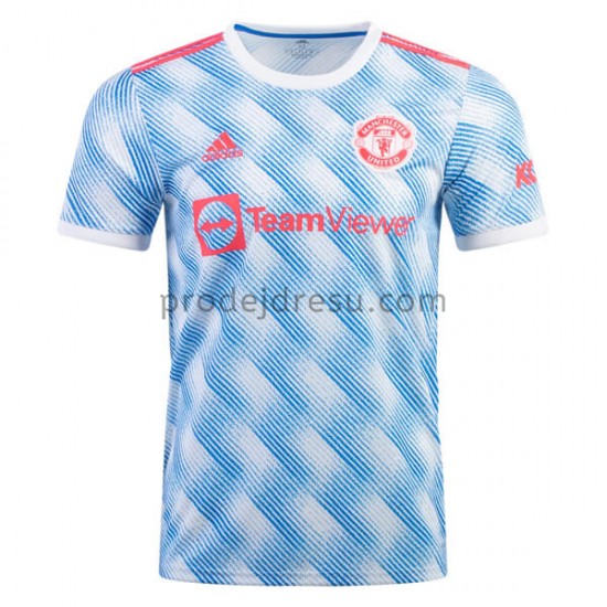 Manchester United Dresy Fotbal Venkovní 2021-2022 Krátký Rukáv
