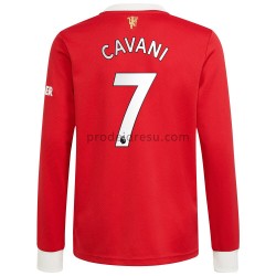 Manchester United Dresy Fotbal Edinson Cavani 7 Domácí 2021-2022 Dlouhý Rukáv