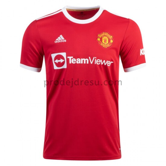 Manchester United Dresy Fotbal Domácí 2021-2022 Krátký Rukáv