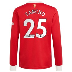 Manchester United Dresy Fotbal Jadon Sancho 25 Domácí 2021-2022 Dlouhý Rukáv