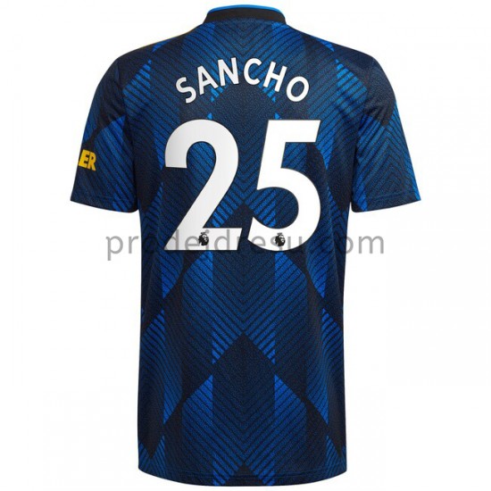 Manchester United Dresy Fotbal Jadon Sancho 25 Alternativní 2021-2022 Krátký Rukáv