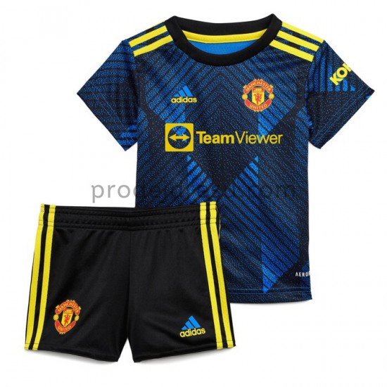 Manchester United Dresy Fotbal Dětský Alternativní 2021-2022 Krátký Rukáv