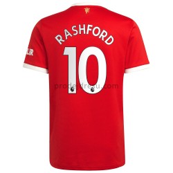 Manchester United Dresy Fotbal Marcus Rashford 10 Domácí 2021-2022 Krátký Rukáv