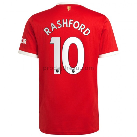 Manchester United Dresy Fotbal Marcus Rashford 10 Domácí 2021-2022 Krátký Rukáv