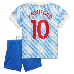 Manchester United Dresy Fotbal Marcus Rashford 10 Dětský Venkovní 2021-2022 Krátký Rukáv