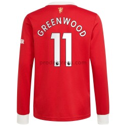 Manchester United Dresy Fotbal Mason Greenwood 11 Domácí 2021-2022 Dlouhý Rukáv