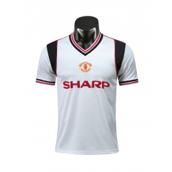 Manchester United Dresy Fotbal Retro Venkovní 1985 Krátký Rukáv