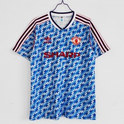 Manchester United Dresy Fotbal Retro Domácí 1992 Krátký Rukáv