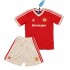 Manchester United Dresy Fotbal Retro Dětský Domácí 1984 Krátký Rukáv