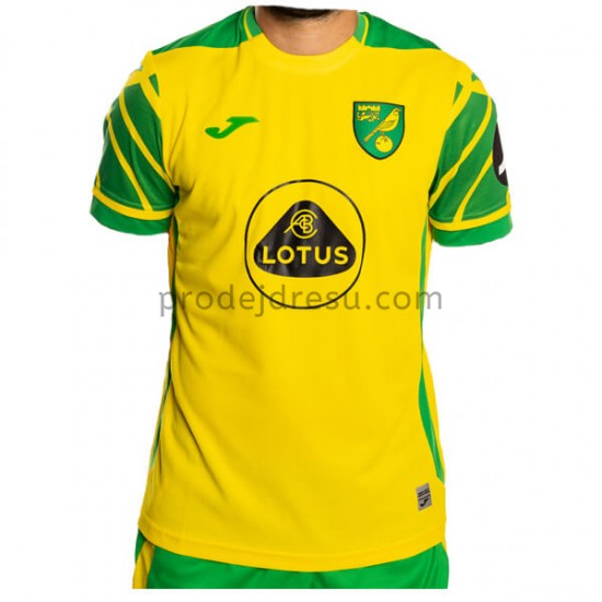 Norwich City Dresy Fotbal Domácí 2021-2022 Krátký Rukáv
