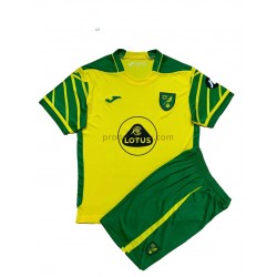 Norwich City Dresy Fotbal Dětský Domácí 2021-2022 Krátký Rukáv