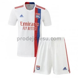 Olympique Lyonnais Dresy Fotbal Dětský Domácí 2021-2022 Krátký Rukáv