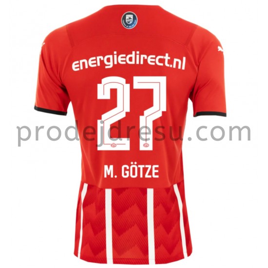 PSV Eindhoven Dresy Fotbal Mario Gotze 27 Domácí 2021-2022 Krátký Rukáv