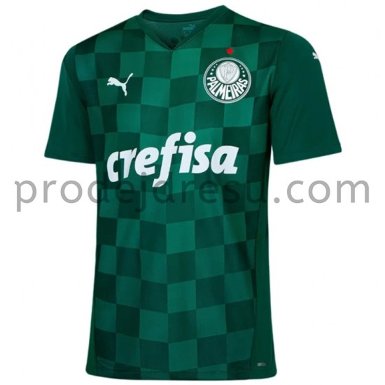 Palmeiras Dresy Fotbal Domácí 2021-2022 Krátký Rukáv