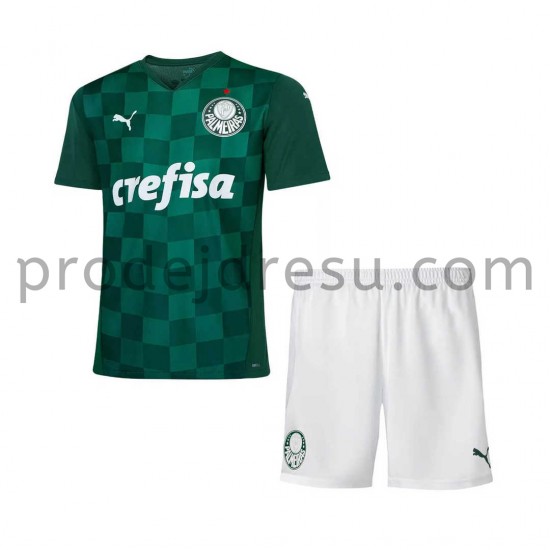 Palmeiras Dresy Fotbal Dětský Domácí 2021-2022 Krátký Rukáv