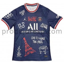 Paris Saint-Germain Dresy Fotbal Graffiti Domácí 2021-2022 Krátký Rukáv