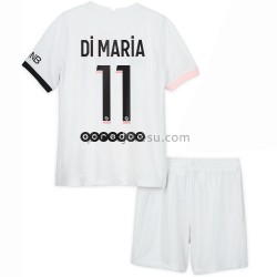 Paris Saint-Germain Dresy Fotbal Di Maria 11 Dětský Venkovní 2021-2022 Krátký Rukáv