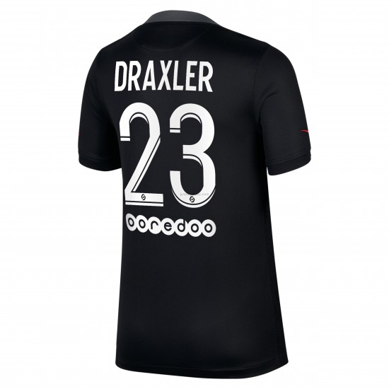 Paris Saint-Germain Dresy Fotbal Julian Draxler 23 Alternativní 2021-2022 Krátký Rukáv