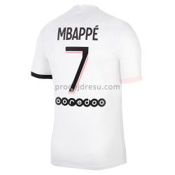 Paris Saint-Germain Dresy Fotbal Kylian Mbappé 7 Venkovní 2021-2022 Krátký Rukáv