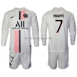 Paris Saint-Germain Dresy Fotbal Kylian Mbappé 7 Dětský Venkovní 2021-2022 Dlouhý Rukáv