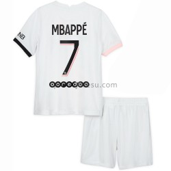 Paris Saint-Germain Dresy Fotbal Kylian Mbappé 7 Dětský Venkovní 2021-2022 Krátký Rukáv