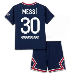 Paris Saint-Germain Dresy Fotbal Lionel Messi 30 Dětský Domácí 2021-2022 Krátký Rukáv
