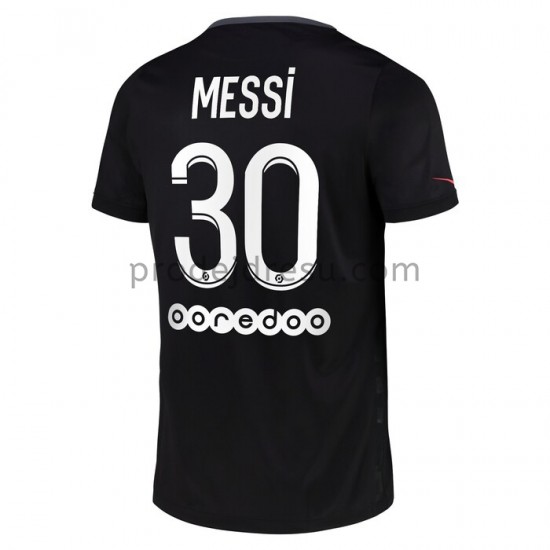 Paris Saint-Germain Dresy Fotbal Lionel Messo 30 Alternativní 2021-2022 Krátký Rukáv