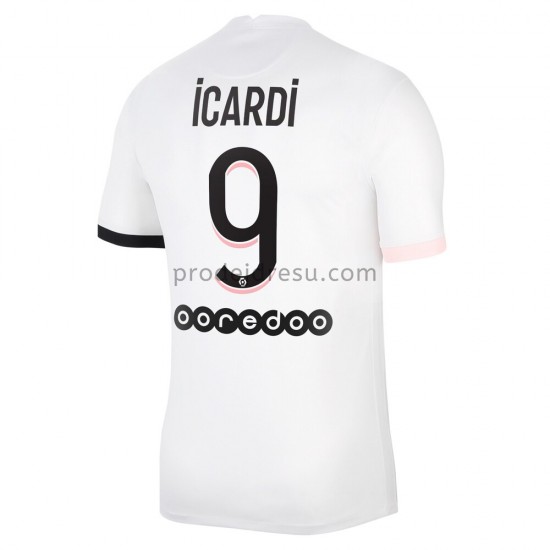Paris Saint-Germain Dresy Fotbal Mauro Icardi 9 Venkovní 2021-2022 Krátký Rukáv