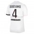 Paris Saint-Germain Dresy Fotbal Sergio Ramos 4 Venkovní 2021-2022 Krátký Rukáv