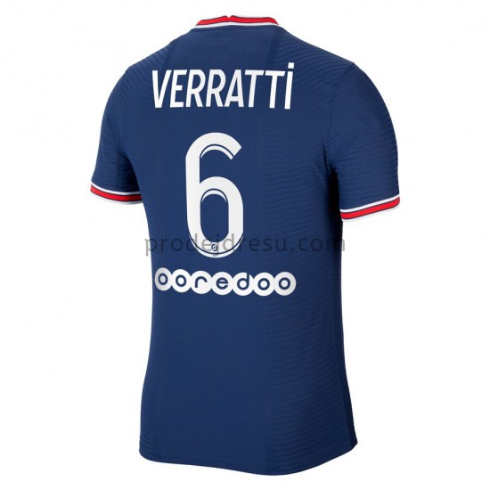 Paris Saint-Germain Dresy Fotbal Marco Verratti 6 Domácí 2021-2022 Krátký Rukáv