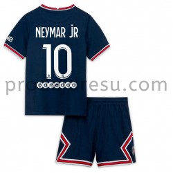 Paris Saint-Germain Dresy Fotbal Neymar Jr 10 Dětský Domácí 2021-2022 Krátký Rukáv