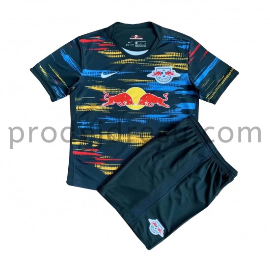 RB Leipzig Dresy Fotbal Dětský Venkovní 2021-2022 Krátký Rukáv