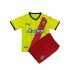 RC Lens Dresy Fotbal Dětský Domácí 2021-2022 Krátký Rukáv