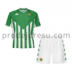 Real Betis Dresy Fotbal Dětský Domácí 2021-2022 Krátký Rukáv