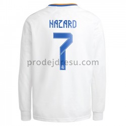 Real Madrid Dresy Fotbal Eden Hazard 7 Domácí 2021-2022 Dlouhý Rukáv