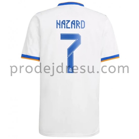 Real Madrid Dresy Fotbal Eden Hazard 7 Domácí 2021-2022 Krátký Rukáv