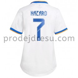 Real Madrid Dresy Fotbal Eden Hazard 7 Žena Domácí 2021-2022 Krátký Rukáv