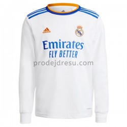 Real Madrid Dresy Fotbal Domácí 2021-2022 Dlouhý Rukáv