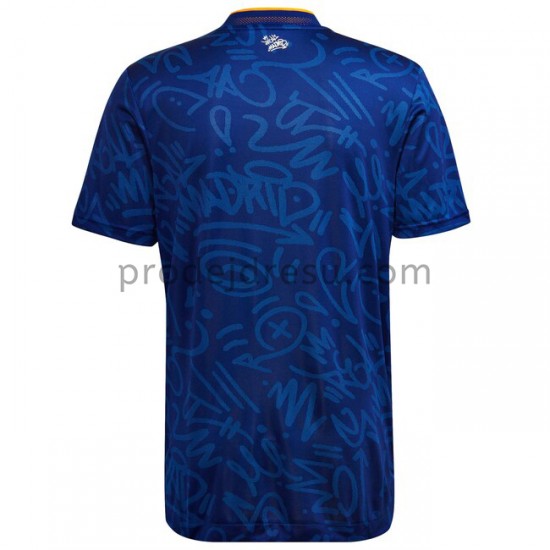 Real Madrid Dresy Fotbal Dětský Venkovní 2021-2022 Krátký Rukáv