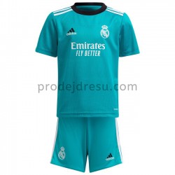 Real Madrid Dresy Fotbal Dětský Alternativní 2021-2022 Krátký Rukáv