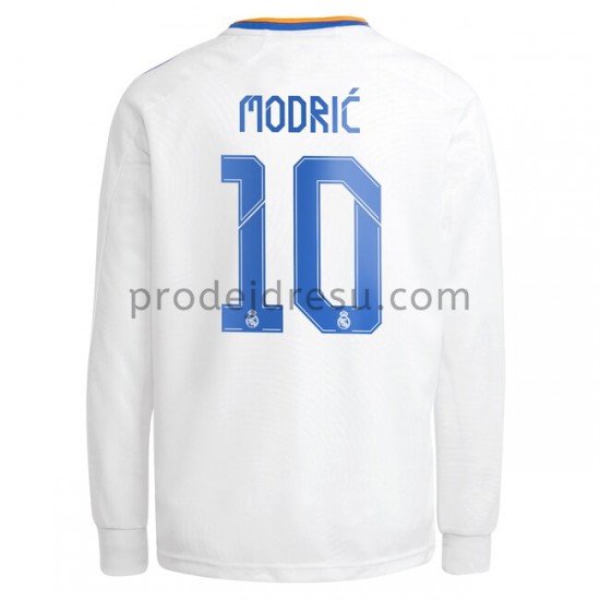 Real Madrid Dresy Fotbal Luka Modrić 10 Domácí 2021-2022 Dlouhý Rukáv