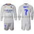 Real Madrid Dresy Fotbal Mbappé 7 Dětský Domácí 2021-2022 Dlouhý Rukáv