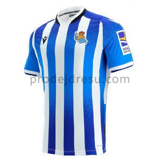 Real Sociedad Dresy Fotbal Domácí 2021-2022 Krátký Rukáv