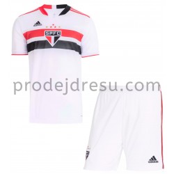 São Paulo Dresy Fotbal Dětský Domácí 2021-2022 Krátký Rukáv
