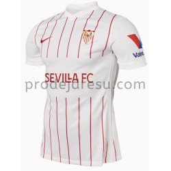 Sevilla FC Dresy Fotbal Domácí 2021-2022 Krátký Rukáv