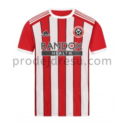 Sheffield United Dresy Fotbal Domácí 2021-2022 Krátký Rukáv
