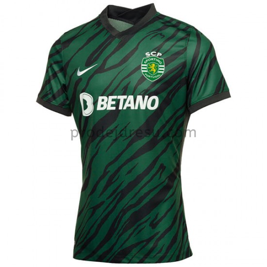 Sporting CP Dresy Fotbal Alternativní 2021-2022 Krátký Rukáv