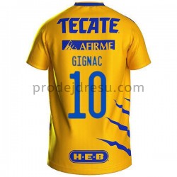Tigres UANL Dresy Fotbal Andre-Pierre Gignac 10 Domácí 2021-2022 Krátký Rukáv