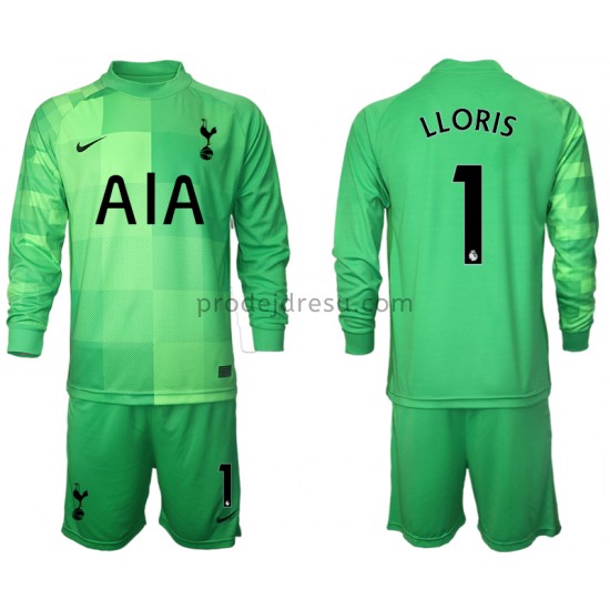 Tottenham Hotspur Dresy Fotbal Hugo Lloris 1 Brankářské Dětský Domácí 2021-2022 Dlouhý Rukáv